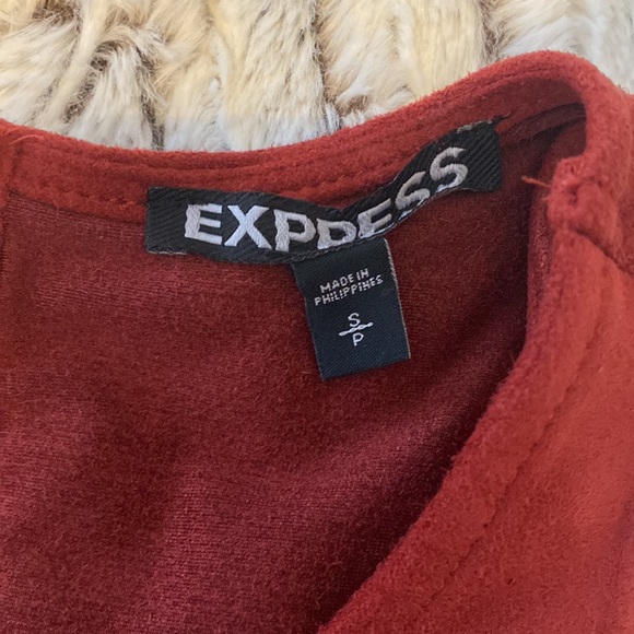 Faux Suede Crop Top - Picture 5 of 8